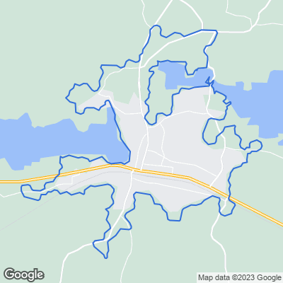 Karta med mäklarbyråer i Delsbo