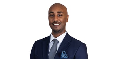 Lamech Beyene mäklare i Uppsala