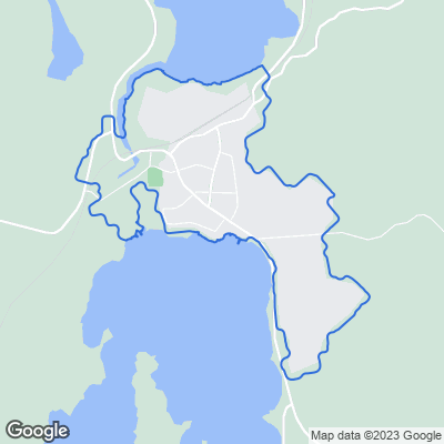 Karta med mäklarbyråer i Skinnskatteberg