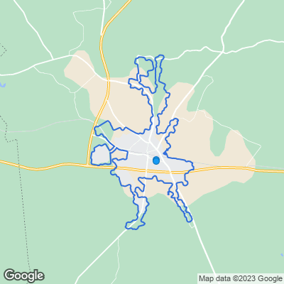 Karta med mäklarbyråer i Heby