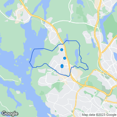 Karta med mäklarbyråer i Jakobsberg