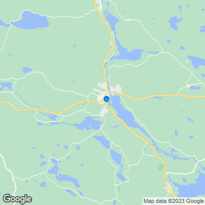 Karta med mäklarbyråer i Bollnäs