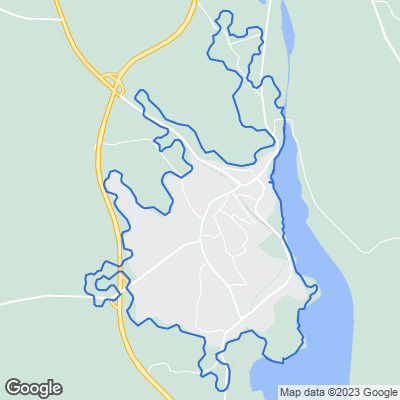 Karta med mäklarbyråer i Gamleby