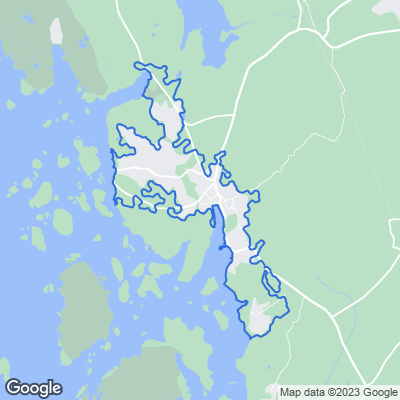Karta med mäklarbyråer i Grebbestad