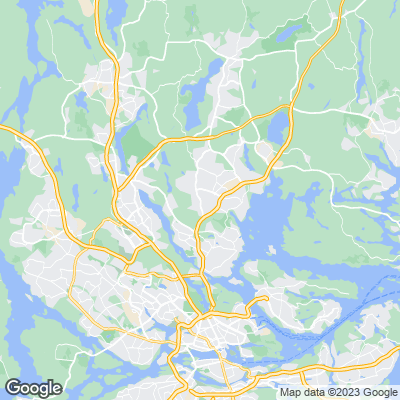 Karta med mäklarbyråer i Enebyberg