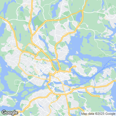 Karta med mäklarbyråer i Stocksund
