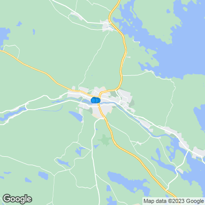 Karta med mäklarbyråer i Skellefteå