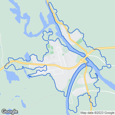 Karta med mäklarbyråer i Vansbro