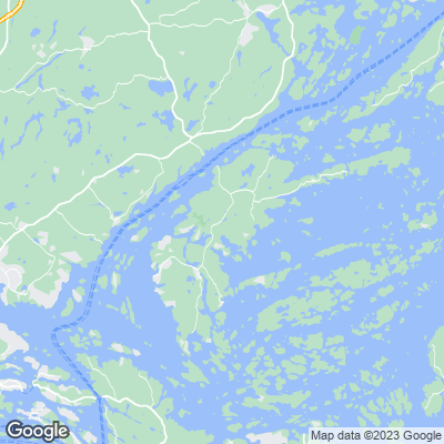 Karta med mäklarbyråer på Ljusterö