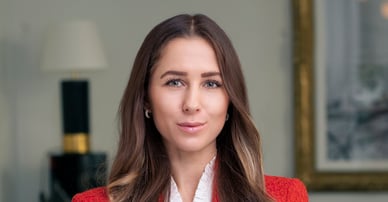 Alexandra Zaitseva mäklare på Gärdet