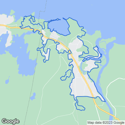 Karta med mäklarbyråer i Skutskär