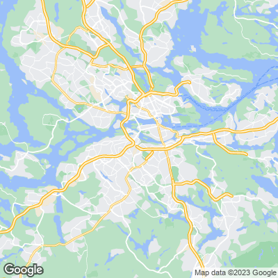 Karta med mäklarbyråer i Liljeholmskajen