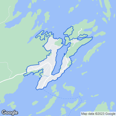 Karta med mäklarbyråer i Dalarö