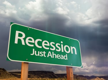Recession (konjunkturnedgång) – landets ekonomi bromsar in