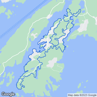 Karta med mäklarbyråer på Blidö