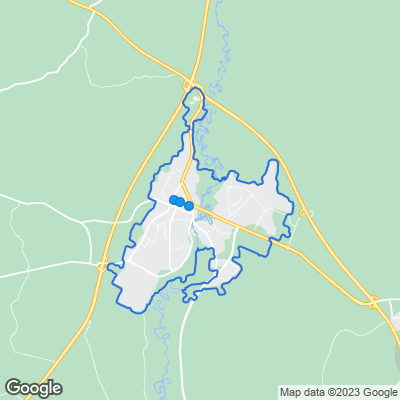 Karta med mäklarbyråer i Gislaved